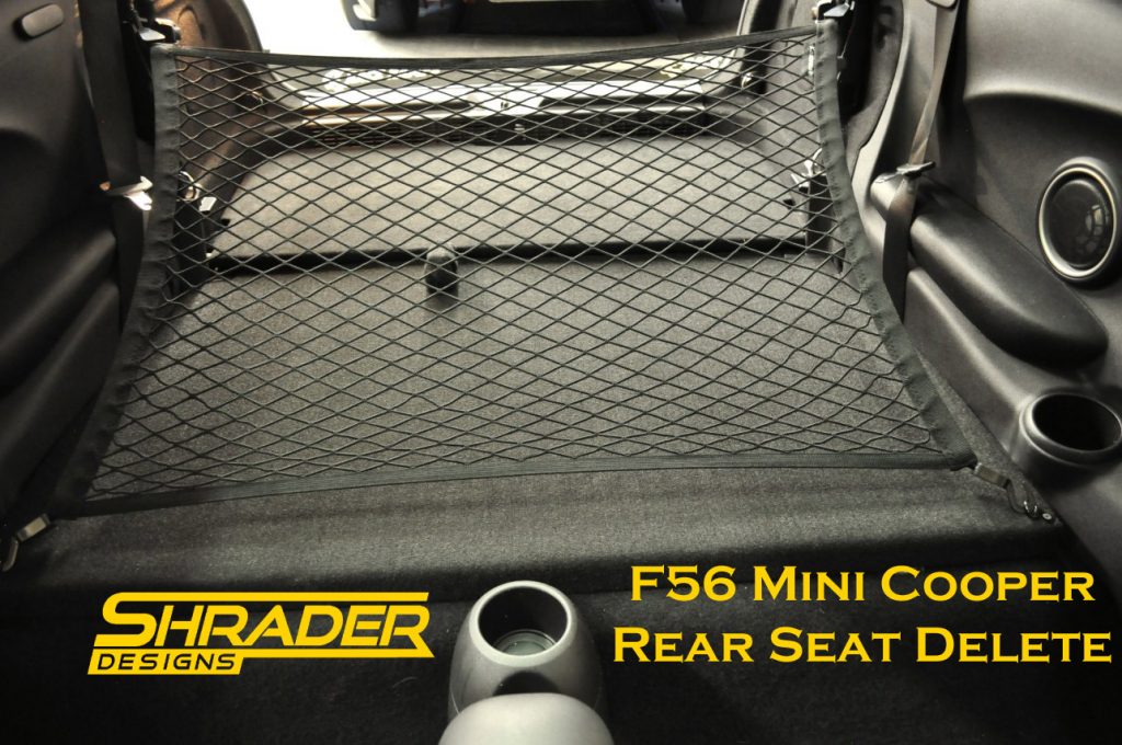 2014-2021 F56 MINI COOPER Rear Seat Delete – Shrader Designs